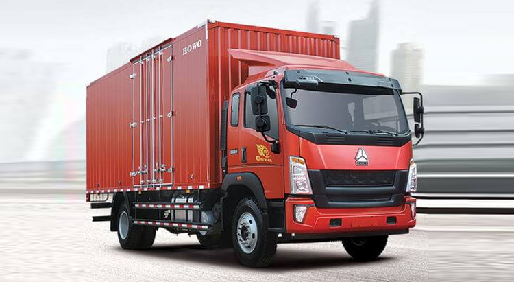 Howo Box Van Cargo Truck