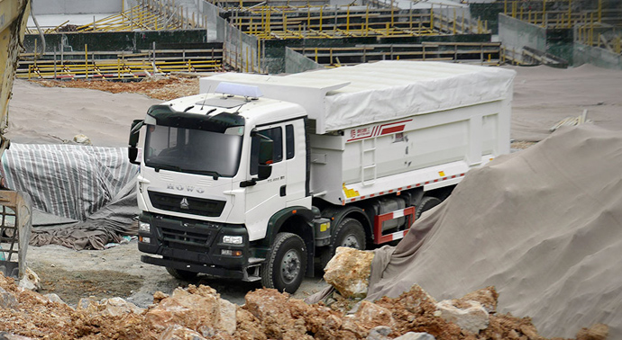 Howo TX 8X4 Dump Truck, published product view 4, thumbnail