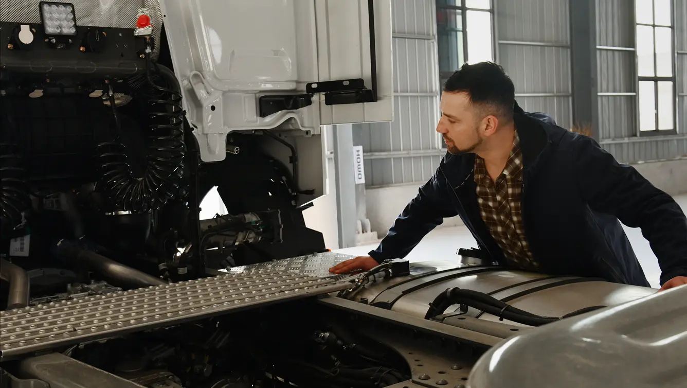 Planned truck maintenance service